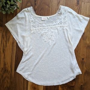 Anthropologie Drape Sleeve Top